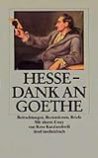 Dank an Goethe: Betrachtungen, Rezensionen, Briefe (insel taschenbuch)